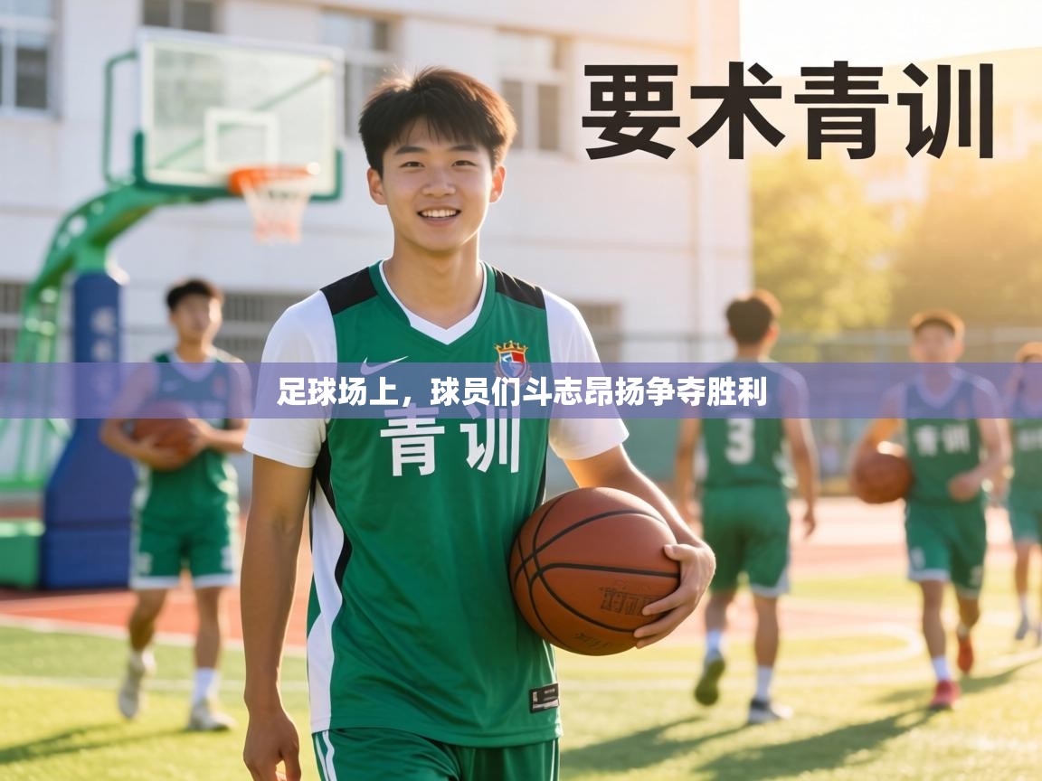 足球场上,球员们斗志昂扬争夺胜利 第2张